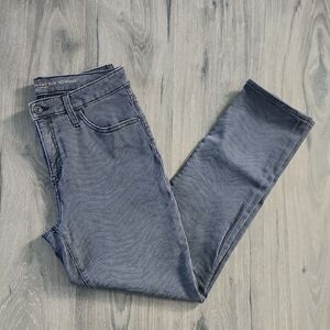 Chico's So Slimming Girlfriend Zebra Slim Leg Ankle Jeans